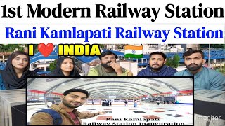 1st Modern Railway Station Rani Kamlapati Railway Station Inauguration Vlog [upl. by Elleirol193]