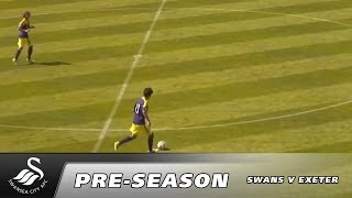 Swansea City Video Exeter City v Swansea City  Highlights [upl. by Tiram]