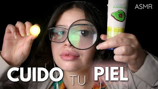 ASMR en ESPAÑOL👩🏻‍⚕️ RP DERMATÓLOGA  t0cando tu carita  Skincare  Soft Spoken ✨ vivalen ASMR [upl. by Aguie226]