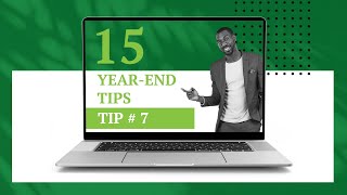 15 YearEnd Forms Tips and Tricks  Tip 7 [upl. by Yespmed]