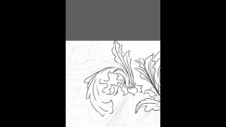 Acanthus Scrollwork Wip Part 1 [upl. by Ahsilac]