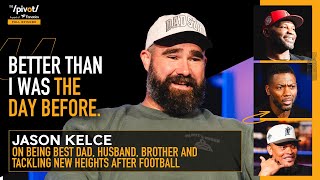 Jason Kelce describes new NFL role thoughts on KC 3peat life under microscope amp Kylie The Pivot [upl. by Beata537]