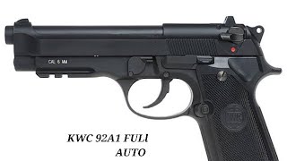 KWC M92A1 Blowback Full Auto Review By Tahir Pathan [upl. by Almat940]