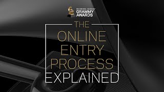 Online Entry Process Explained  64th Annual GRAMMY Awards [upl. by Ytirehc]