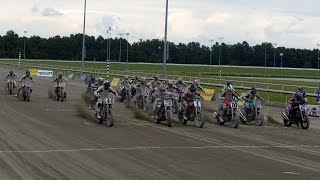 2014 Virginia Mega Mile from Colonial Downs  GNC Main Event  AMA Pro Flat Track [upl. by Llenad]