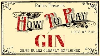 How to play GIN Rummy two players [upl. by Sinnoda791]