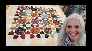 FANCY quotPICKETquot QUILT PATTERN WITH DONNA JORDAN [upl. by Hadrian]