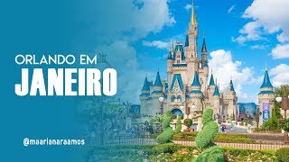 ORLANDO EM JANEIRO  lotação dos parques clima eventos [upl. by Ahsem]