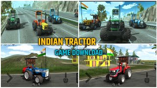 आ गया  Tractor Wala Game  Best Indian Tractor Game Download  Tractor Game Download [upl. by Eikceb]