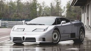 La Supercar dal cuore spezzato Bugatti EB110 GT  Davide Cironi Drive Experience [upl. by Annahsal]