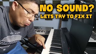 How to Fix Digital Piano with No Sound Casio Korg Yamaha Roland Nord Kawai [upl. by Ecirtra]