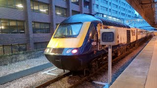 ScotRail HST uses the train wash at Aberdeen railway station on 25082024 [upl. by Lenore616]