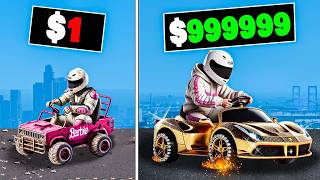 1 to 1000000 Power Wheels in GTA 5 [upl. by Neliac]