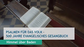 Psalmen für das Volk  500 Jahre Evangelisches Gesangbuch [upl. by Anagnos]