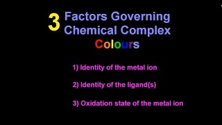 132 What are the Reasons for the Different Colours of Complexes HL IB Chemistry [upl. by Laamaj828]