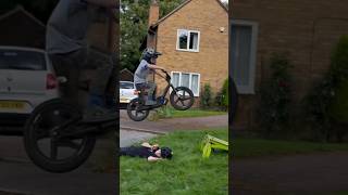 Did he make the jump over BmxCaiden Thanks to mtbhopper ramp 😅 [upl. by Marka]