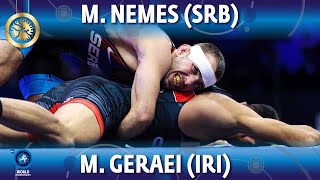 Mate Nemes SRB vs Mohammadreza Abdolhamid Geraei IRI  Final  World Championships 2022  67kg [upl. by Sonaj]