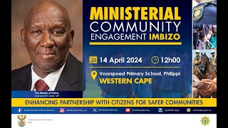 Ministerial Imbizo Hanover Park Western Cape [upl. by Stevana]