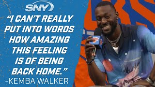 Kemba Walker beyond excited to ‘be back home’ in New York  Knicks News Conference  SNY [upl. by Leighton527]