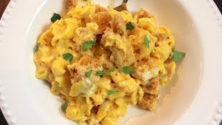 Chicken Mac and Cheese Fried Chicken And Macaroni and Cheese Recipe [upl. by Tak]