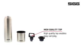 SIGG Hot amp Cold  Stainless Steel Thermo Flask in detail  Product Video [upl. by Brig]