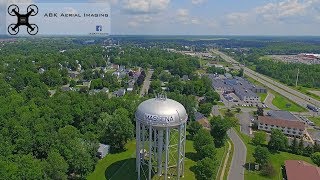 Main St Massena NY Aerial Tour [upl. by Ainak649]