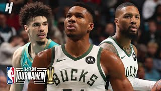 Milwaukee Bucks vs Charlotte Hornets  Full Game Highlights  2023 InSeason Tournament [upl. by Erdman]