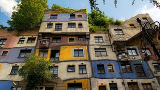 Hundertwasser House Vienna  Austria  4K [upl. by Danziger251]