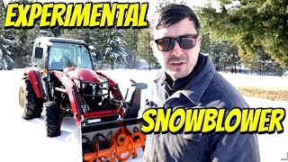 EXPERIMENTAL Snowblower Test amp Global Warming [upl. by Gwyneth]