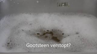 Gootsteen verstopt [upl. by Aketal]