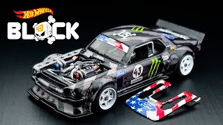 Ken Block Hoonicorn 65’ Ford Mustang Hot Wheels Custom [upl. by Nerwal]