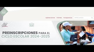 CÓMO HACER EL PROCESO DE PREINSCRIPCIÓN 2024 [upl. by Ellehcor229]