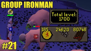 I AM TOP 20 FOR TOTAL LEVEL  HC GROUP IRONMAN 21  ft Alkan Alfie and Zulu OSRS [upl. by Devora994]