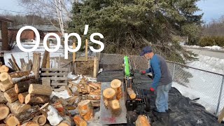 Wood splitting [upl. by Polak217]