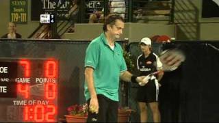 Leconte v McEnroe WTC 2011 [upl. by Yelrihs318]