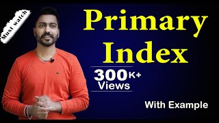 Lec97 Primary Index With Example  GATE PSU and UGC NET  DBMS [upl. by Field]