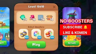 GARDENSCAPES LEVEL 15610 NO BOOSTERS  MARI MAIN BERSAMA [upl. by Ihana]