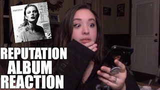 Taylor Swift  reputation  Full Album Reaction I CRIED [upl. by Bronder]