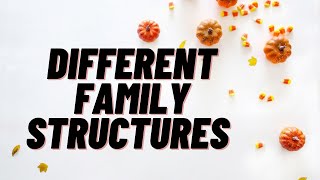 Conjugal family structures 1 [upl. by Masson]