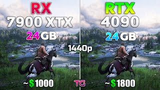 RX 7900 XTX vs RTX 4090  Test in 10 Games  1440p [upl. by Hodess]