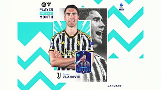 Dusan Vlahovic  Player of the Month January 2024  Serie A 202324 [upl. by Reid]