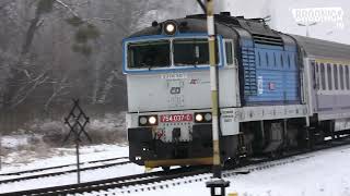 PKP Intercity quotTLK FLISAKquot w Brodnicy 13122021r [upl. by Keelia]