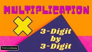 Lattice Multiplication 3 digits times 4 digits [upl. by Ysus]