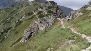 Z Hali Gąsienicowej przez Przełęcz Liliowe Kasprowy Wierch Suche Czuby TATRY sierpień 2018 [upl. by Lyon]