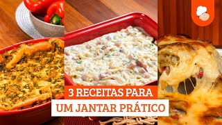 3 receitas para um jantar prático — Receitas TudoGostoso [upl. by Otto]