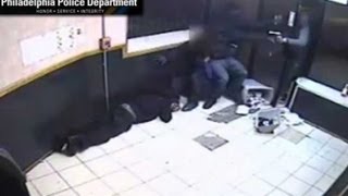 Police release CCTV showing Philadelphia shooting [upl. by Yeslrahc]