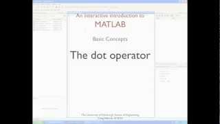 03 The dot operator [upl. by Letsyrc202]