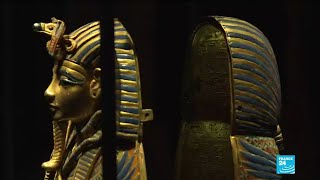 Exposition Toutankhamon  un trésor de plus de 150 pièces présenté à Paris [upl. by Fadden]