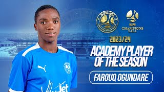 BLFA 2324 SEASON AWARDS ACADEMY PLAYER OF THE SEASON FAROUQ OGUNDARE [upl. by Aicnorev229]