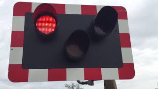 Marsh Lane Level Crossing Lincs Saturday 07042018 [upl. by Knah691]